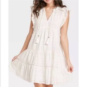 Knox Rose White Peasant Dress
